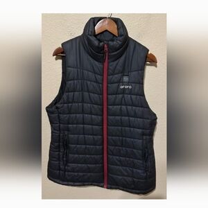 Ororo Women’s Black and Red Heated Puffer Vest